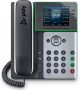 POLY Edge E300 IP Phone and PoE-enabled téléphone fixe Noir 8 lignes IPS - 82M92AA