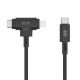 HYPER HyperJuice câble USB USB 2.0 1,5 m USB C USB C/Lightning Noir - HJ4010BKGL