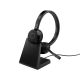 Jabra Evolve 65 TE Casque Avec fil &sans fil Arceau Bureau/Centre d'appels USB Type-A Bluetooth Socle de chargement Noir - 6699-833-399