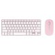 T'nB KBCOLORPK clavier Souris incluse Bluetooth AZERTY Français Rose - KBCOLORPK