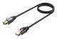 UNITEK C18149AGY03-1.5M câble de réseau Noir 1,5 m Cat8 S/FTP (S-STP) - C18149AGY03-1.5M