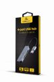 Gembird UHB-U3P1U2P3-01 station d'accueil Avec fil USB 3.2 Gen 1 (3.1 Gen 1) Type-C Argent - UHB-U3P1U2P3-01